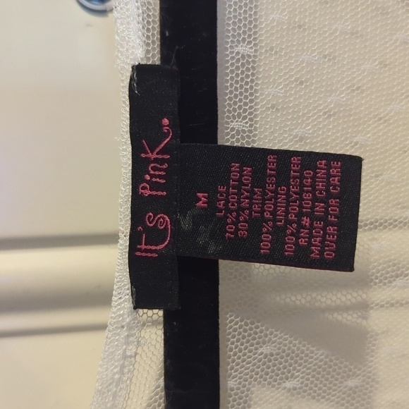 It's Pink - Ivory Lace - Tulle Mini - Size Medium - Picture 10 of 12